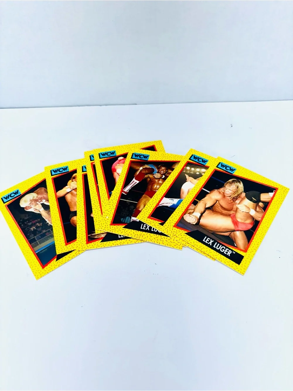 1991 WWF Superstars Pencil/Card Box WWE WCW Hasbro LJN Retro & 89 WCW Cards
